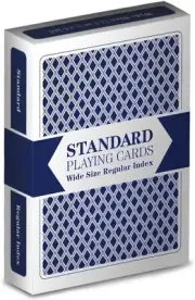 Brybelly Single Blue Deck, Standard Playing Cards (Wide Size, Regular