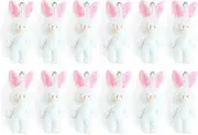 PEKGLOW 12Pcs Easter Bunny Easter Party Decorations Plush Eatser Bunny Easter Rabbit Plush Bunny Easter Hanging Decorations Easter Bunny Ornament Easter Party Favors Easter Decorations