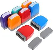 LALAFINA 8 Pcs Classroom Stamp Set Pre-Inked Teacher Stamps for Homework Reward Feedback with