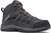[Columbia] Men's Crestwood Mid Waterproof Hiking Boot, Breathable, High-Traction Grip