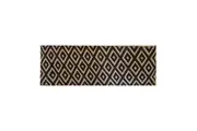 Solemate Premium Coir BlackDiamond 39x119cm Mat Biodegradable Coconut Black