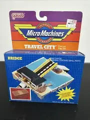 Factory Sealed Micro Machines, Bridge, Travel City, Galoob, 1988,