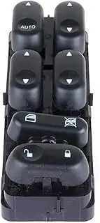 Power Window 3L8Z-14529-AAA 3L8Z14529AAA SW7168 Electric Power Window Control Switch Button Console Compatible with Ford Escape Compatible with Mazda Tribute Compatible with Mercury Window Switch