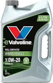 Valvoline 0W-20 Hybrid Vehicle Engine Oil 6 Liter