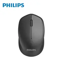 在飛比找PChome24h購物優惠-PHILIPS 飛利浦 2.4G無線滑鼠/黑 SPK7344