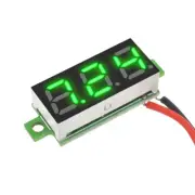 12V 24V 0.28" 2 Wire LED DC 0-100V Voltmeter Digital Display Voltage VOLT METER