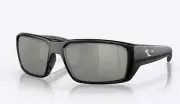 Costa Del Mar Fantail Pro Black Frame With Gray Silver Mirror Polarized Sunglass