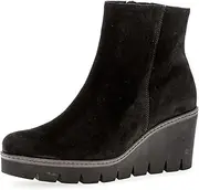 [Gabor] Women Ankle Boots, Ladies Wedge Ankle Boots,Removable Insole