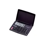 Casio LC-160LV-BK Portable Calculator With Flap Cover