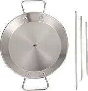 1 Set Barbecue Grill Pastor Skewer Broiler Pan for Oven BBQ Drip Pan Rack Oven Grill Kitchen Essentials Chicken Grilled Rack Skewers Stainless Steel Chicken Rack Vertical