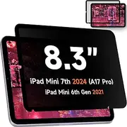 Upgrade Privacy Screen Protector for iPad Mini 6 8.3 2021, Anti Glare Blue Light Anti-Spy Matte Screen Filter Guard Screen Protector for 8.3” iPad Mini 6th Generation