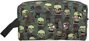 Ogniwo Many Zombies Toiletry Bag, Makeup Cosmetic Bag, Travel Bag For Toiletries, Storage Bag With Zipper, Many Zombies, One Size