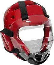 Face Cover Boxing - Clear Protection Cover for Face | Clear Karate Headgear for Sparring Partner, Karate Training Facial Protective Gear