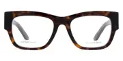 Alexander McQueen AM0436O Eyeglasses Women Havana 52mm New 100% Authentic