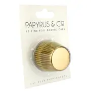 Papyrus & Co Mini Gold Foil Baking Cups 35mm (Pack of 50)