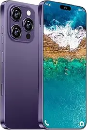 I16 ProMAX 12+512GB Smartphone Unlocked Cell Phone,6.99" HD Screen Unlocked Phones,Battery 7000mAh Android 13,Face ID/Fingerprint Button unlock/Photos/5G/Dual SIM/GPS (Deep Purple, 12+512)