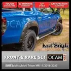 Kut Snake Flares Front & Rear Set for Mitsubishi Triton MR 11/2018-2023 Full Set