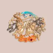 RRR × Palnart Poc Scott House Raid Brooch Japan New Pre-sale
