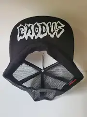 Metal Black Death Gothic Industrial Thrash White Exodo BottomTop Trucker Adjust