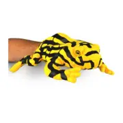 NEW PLUSH SOFT TOY Korimco Australian Corroboree Yellow Frog Hand Puppet 25cm