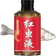 Red Worm Liquid Bait - 100ml Red Worm Bait Ink Fishing Liquid | Concentrated Lure Attraction Scent Food Fishing Attractants for Bass Carp Catfish