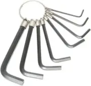 8Pc Allen Hexagon Wrench Hex Key Set Mini Metric