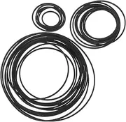 CIMAXIC Replace Old Cassette Recorder Belts 30pcs Rubber Cassette Belts for Drive Maintenance