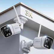 FOSCAM 3K 5MP Outdoor Wireless Security Cameras, 5GHz and 2.4GHz WiFi Camera for Home Security, 120° FoV Outdoor Surveillance Camera, AI Detection