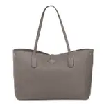 二手精品 LONGCHAMP ROSEAU ESSENTIAL 大象灰 竹節扣 M號 肩背 托特包