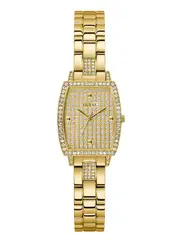 GUESS Champagne Brilliant Glitz Watch in Gold