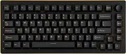 EPOMAKER Tide75 QMK/VIA Wireless Gaming Keyboard, 75% Aluminum Mechanical, Programmable, Bluetooth/2.4Ghz/USB-C, with FR4 Plate for Win/Mac (Black, Zebra Switch)