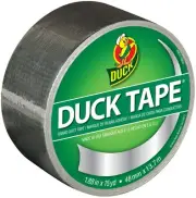 Duck Bright Duck Tape 1.88"X15yd-Silver Coin BRDT-3158