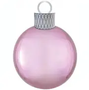 Christmas Pastel Pink Orbz Ornament Foil Balloon Kit