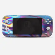 Skins Decals wrap for Nintendo Switch Lite - Opalescent Resin marble oil Slick