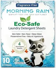 Morning Rain Laundry Sheets (10 Loads, Fragrance Free)