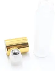 OFFIGAM 6pcs Essential Oil Roller Bottles Transparent with Metal Roller Balls for Travel Aromatherapy and Perfume Application
