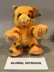 Build A Bear Pumpkin Kitty Orange Halloween Plush Vault Collection 2024 New