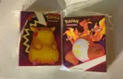 2x Pikachu Charizard Pokemon TCG Mini Portfolio Binder 30 Pages 2020