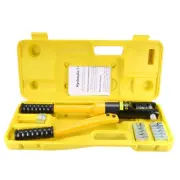 8 Ton Hydraulic Wire Cable Lug Terminal Crimpers Crimping Tool 8 Dies YQK-120