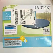 INTEX 28022E Pool Debris Cover 11.3ft Fits 12ft Diameter New In Box Pool Cover