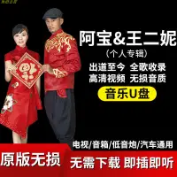 在飛比找蝦皮購物優惠-阿寶&王二妮車載音樂隨身碟全歌收錄無損音質高清隨身碟汽車用品