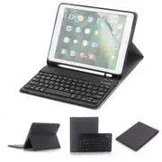 Bluetooth Keyboard & Leather Tablet Case For Ipad Pro / Air 9.7 With Detachable Design & Pencil Holder Black Keyboards