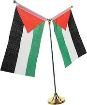 HAPINARY 1 Set Table Flag Flag Small Office Desk Flag Country Flags on Stick Desk Flag Decor Decor Tabletop Flag with Stand Tabletop Flag Decor