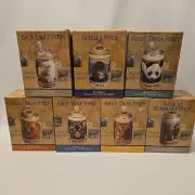 Budweiser Endangered Species Series Beer Stein Set of 7 In Box Eagle Bear Panda