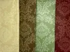Damask Pattern Cloth Backed Vinyl Tablecloth. Round, Square, Oblong