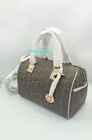 Michael Kors Grayson Medium Empire Signature Logo Satchel Brown $298 NWT packed