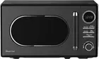 Countertop Microwave, Classic Retro Touch Small Appliance, 0.7 Cubic Ft, Black