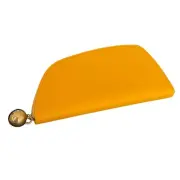 Burberry Women's Mimosa Orange Leather Large Shield Wallet