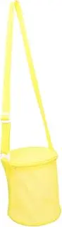 KOMBIUDA Stylish Beach Toy Bag Large Capacity Mesh Storage Oxford Fabric Simple Elegant for Beach Play Sand Removal