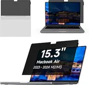 Yamaya Laptop Privacy Screen MacBook Air 15 Inch (2023-2024, M2 M3), Removable Laptop Screen Privacy Shield for Mac 15 Inch.
